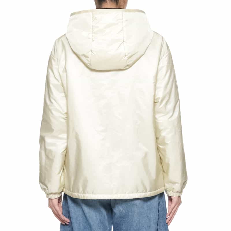 MONCLER MONCLER＜モンクレール＞ 異素材コンビネーション ジップアップブルゾン IVORY