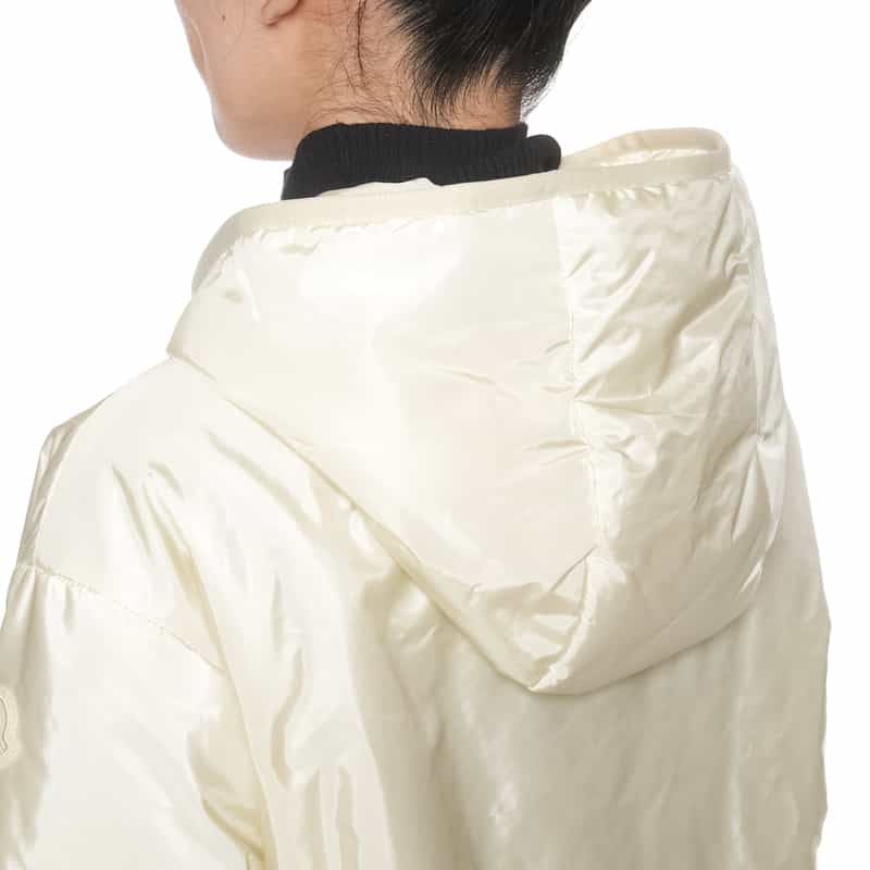 MONCLER MONCLER＜モンクレール＞ 異素材コンビネーション ジップアップブルゾン IVORY