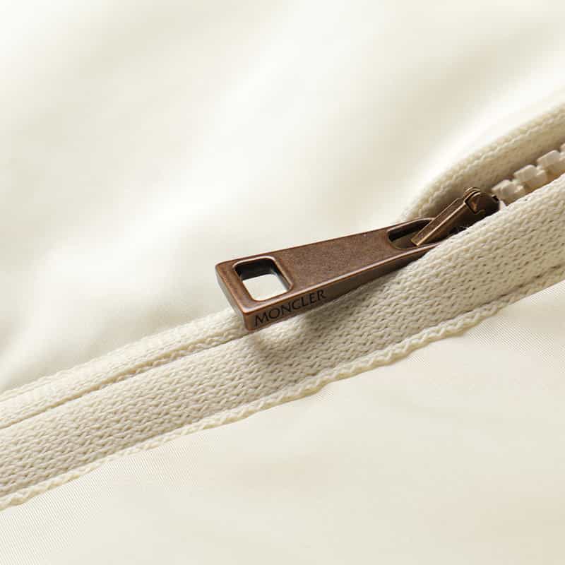 MONCLER MONCLER＜モンクレール＞ 異素材コンビネーション ジップアップブルゾン IVORY