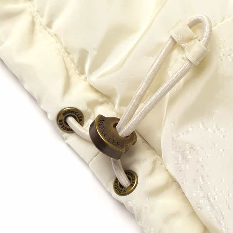 MONCLER MONCLER＜モンクレール＞ 異素材コンビネーション ジップアップブルゾン IVORY