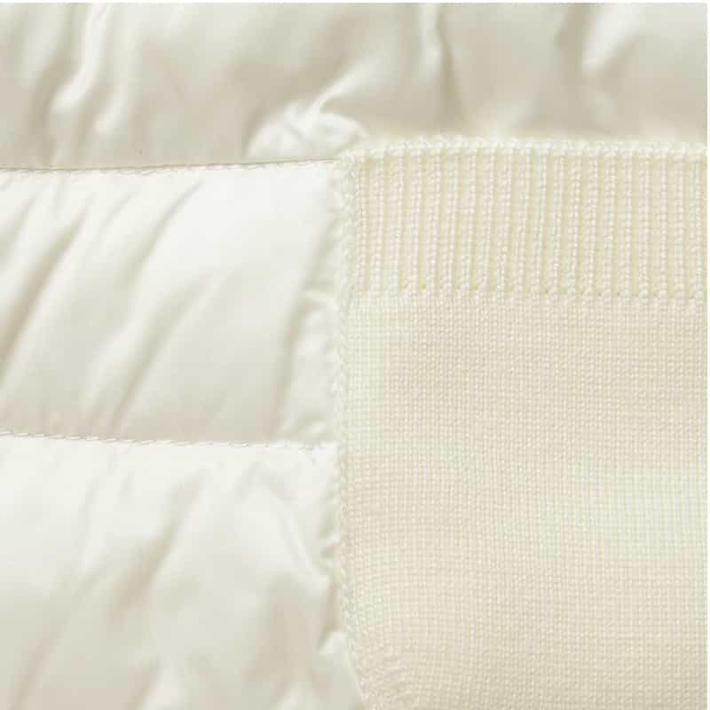 MONCLER MONCLER＜モンクレール＞ ダウンパディング入りカーディガン WHITE