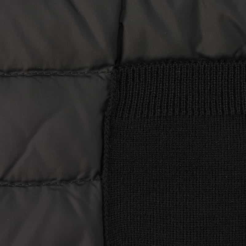 MONCLER MONCLER＜モンクレール＞ ダウンパディング入りカーディガン BLACK