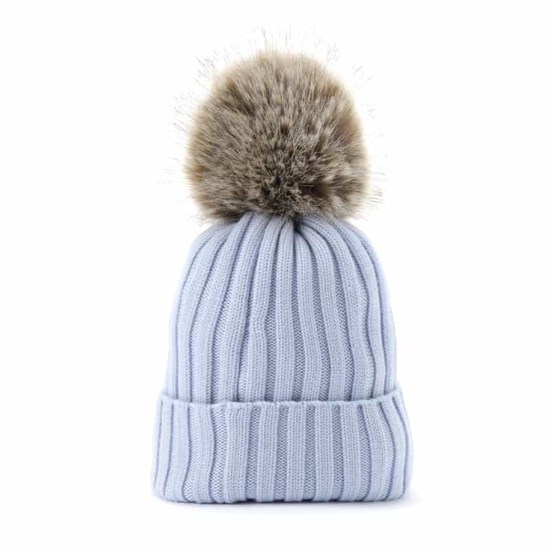 MONCLER MONCLER＜モンクレール＞ ロゴ入りニットキャップ LIGHT BLUE