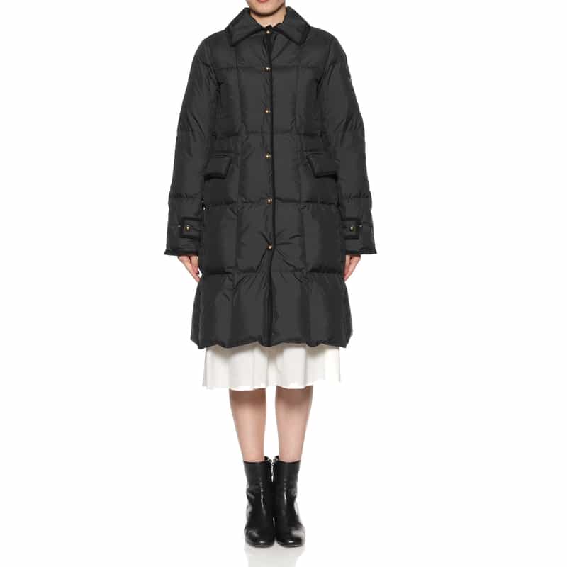 MONCLER MONCLER＜モンクレール＞ ロングダウンコート BLACK