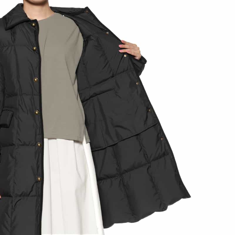 MONCLER MONCLER＜モンクレール＞ ロングダウンコート BLACK