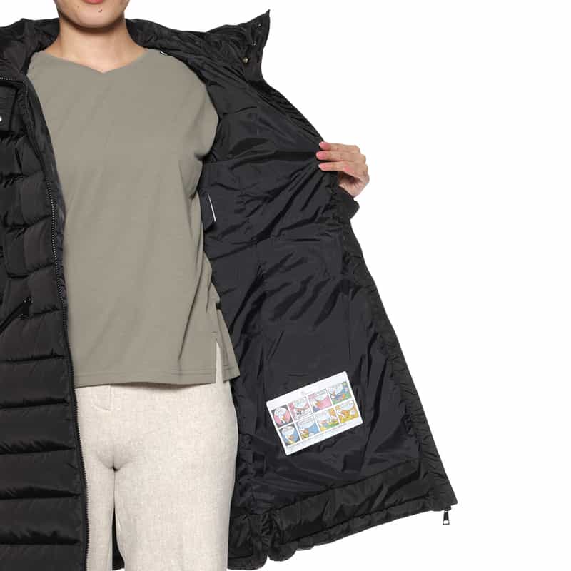 MONCLER MONCLER＜モンクレール＞ ロングダウンジャケット BLACK