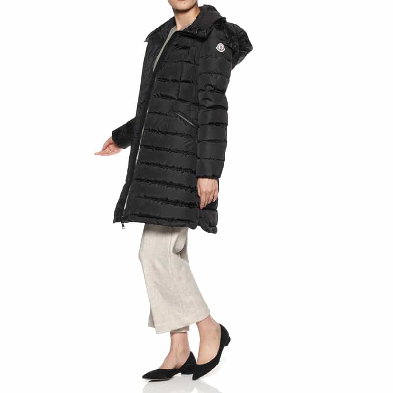 MONCLER MONCLER＜モンクレール＞ ロングダウンジャケット BLACK
