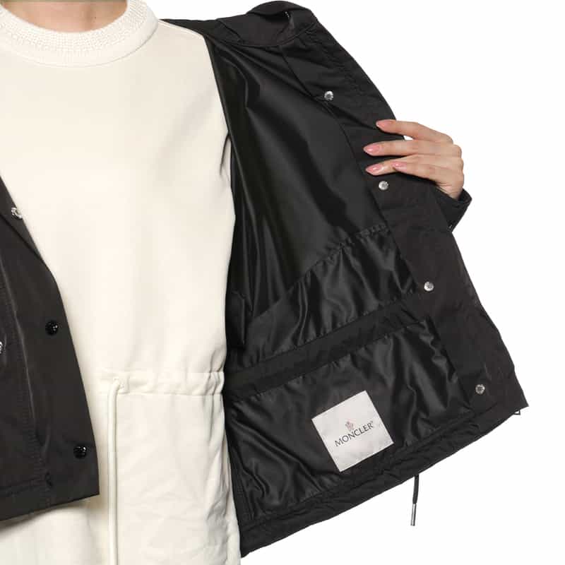 MONCLER MONCLER＜モンクレール＞ ジップアップブルゾン BLACK