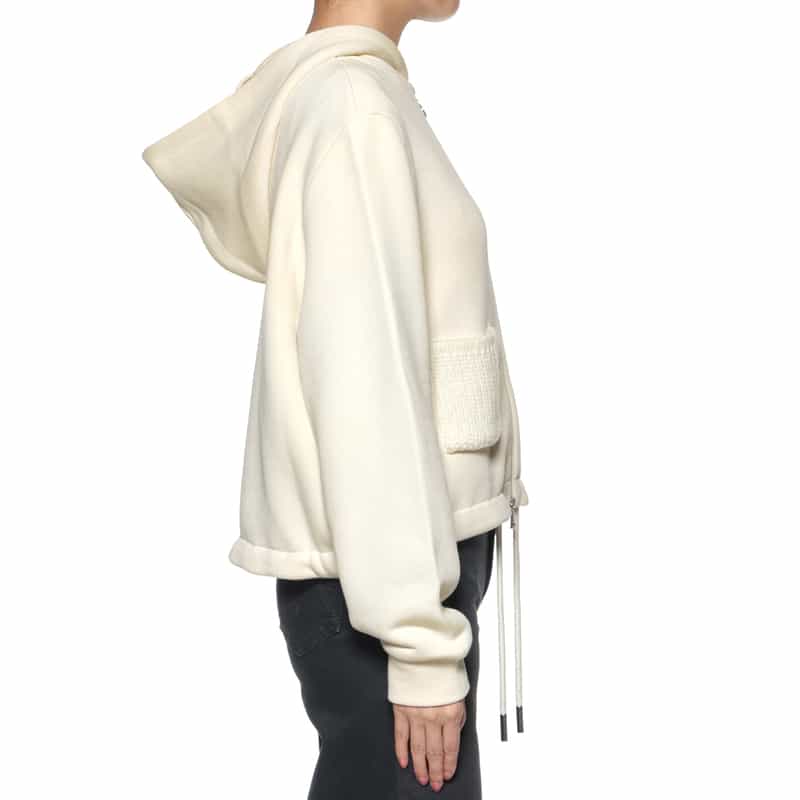 MONCLER MONCLER＜モンクレール＞ ジップアップパーカー IVORY