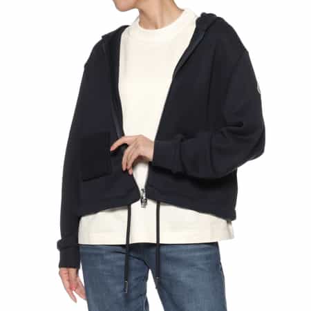 SACAI＜サカイ＞コンビネーション ジップアップスウェット
