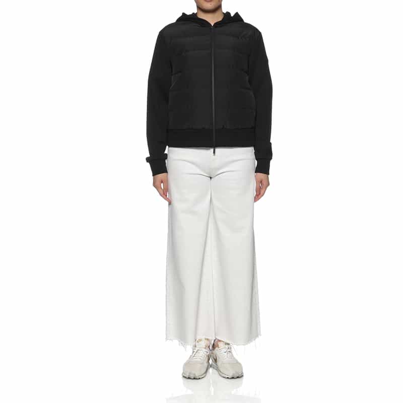 MONCLER MONCLER＜モンクレール＞ ハイブリッドジップアップパーカー BLACK