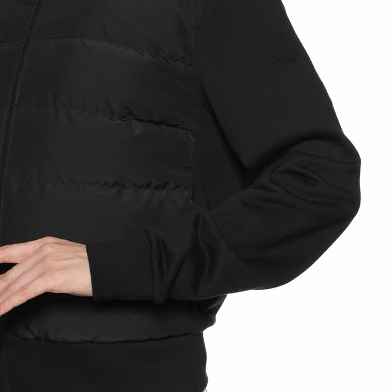 MONCLER MONCLER＜モンクレール＞ ハイブリッドジップアップパーカー BLACK