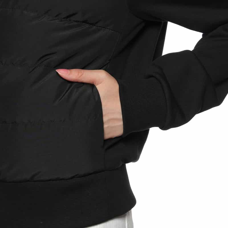 MONCLER MONCLER＜モンクレール＞ ハイブリッドジップアップパーカー BLACK