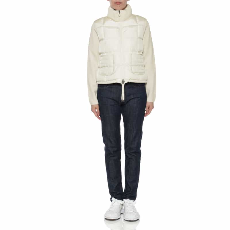 MONCLER MONCLER＜モンクレール＞ ハイブリットダウンカーディガン WHITE