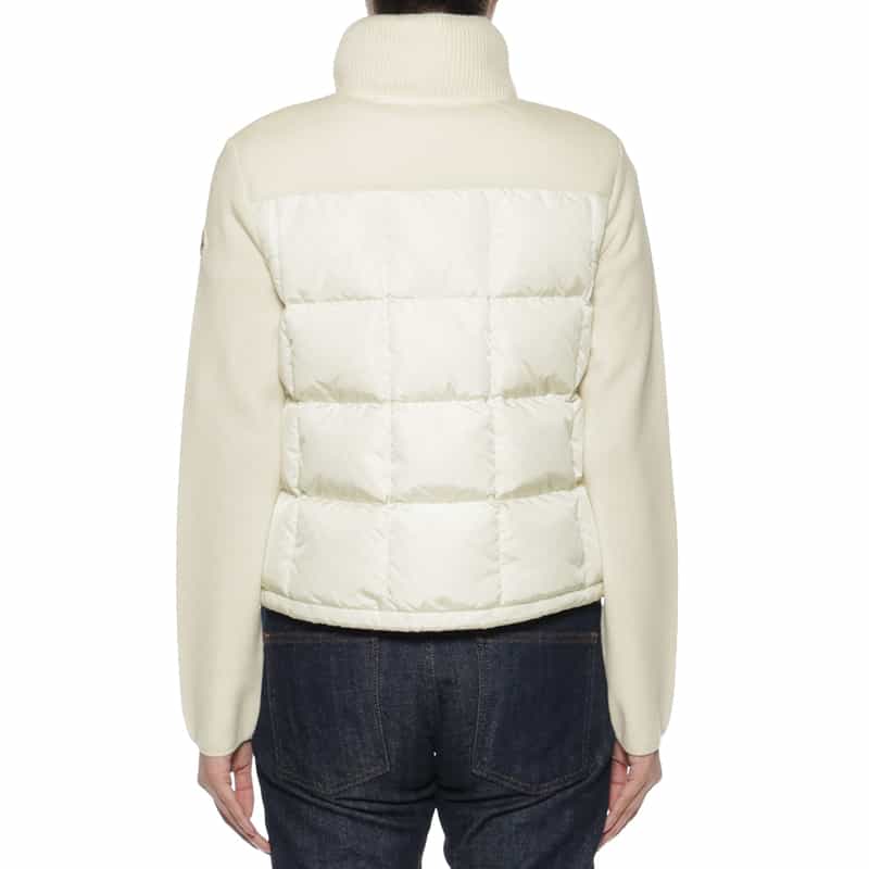 MONCLER MONCLER＜モンクレール＞ ハイブリットダウンカーディガン WHITE
