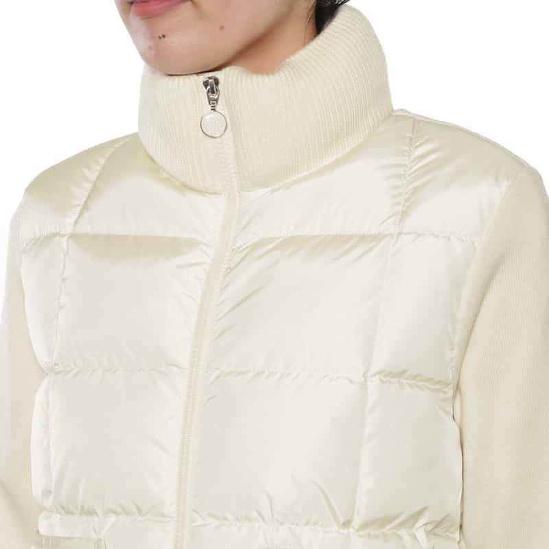 MONCLER MONCLER＜モンクレール＞ ハイブリットダウンカーディガン WHITE