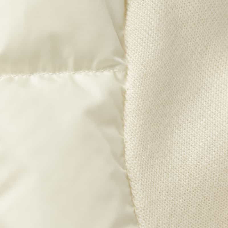 MONCLER MONCLER＜モンクレール＞ ハイブリットダウンカーディガン WHITE