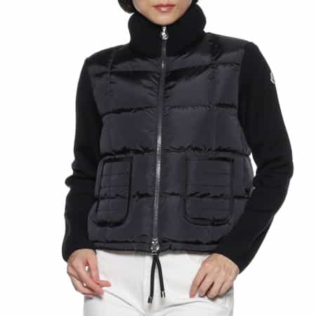 ルカですMONCLERモンクレールハイブリッドニットダウンカーディガン MONCLER＜モンクレール＞ ハイブリットダウンカーディガン