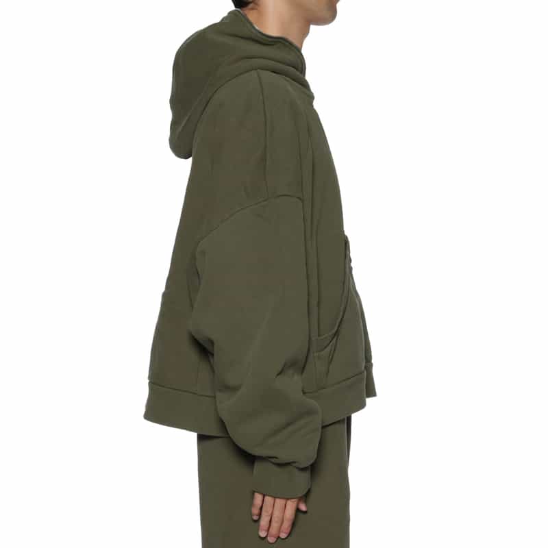 Entire Studios ENTIRE STUDIOS＜エンタイア スタジオ＞ ジップアップフーディ KHAKI