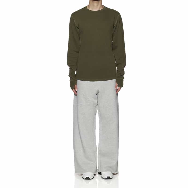 Entire Studios ENTIRE STUDIOS＜エンタイア スタジオ＞ サーマルロングスリーブカットソー KHAKI