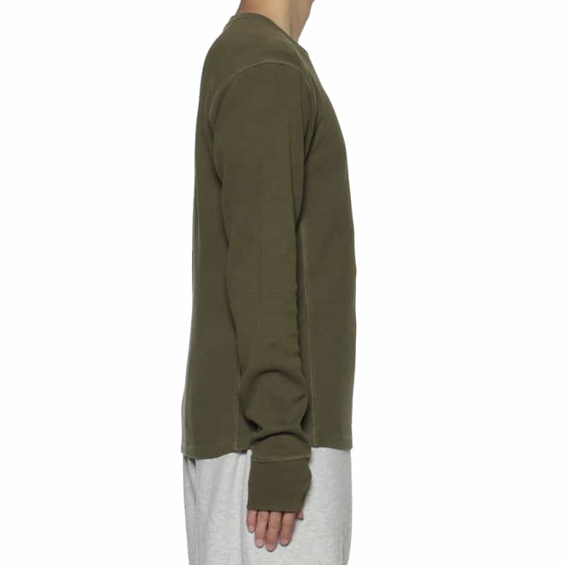 Entire Studios ENTIRE STUDIOS＜エンタイア スタジオ＞ サーマルロングスリーブカットソー KHAKI