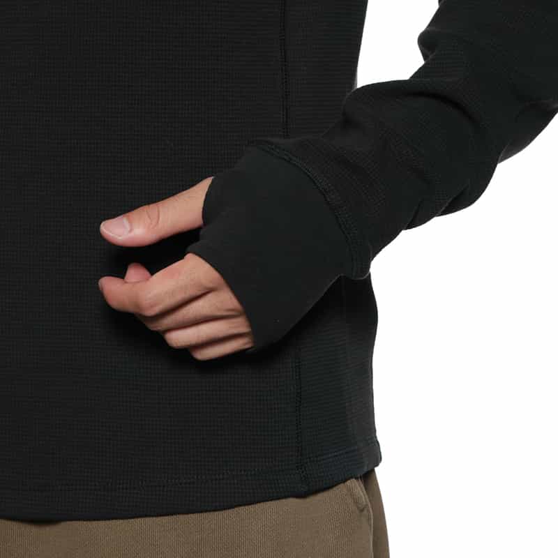 Entire Studios ENTIRE STUDIOS＜エンタイア スタジオ＞ サーマルロングスリーブカットソー BLACK