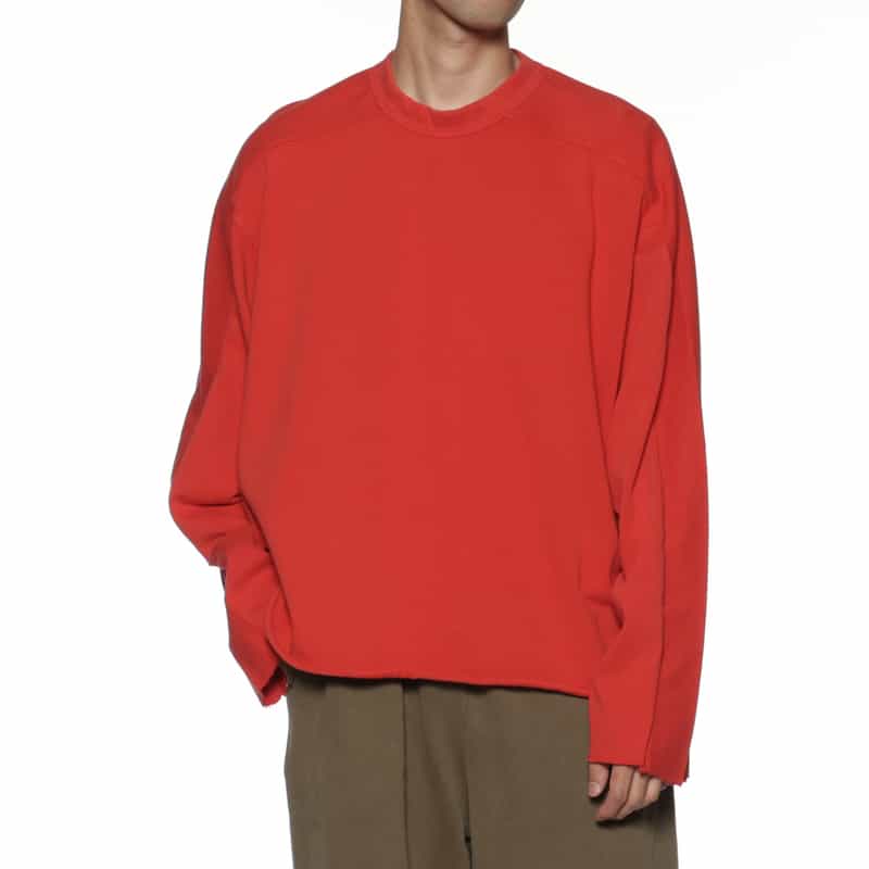 Entire Studios ENTIRE STUDIOS＜エンタイア スタジオ＞ ロングスリーブTシャツ RED