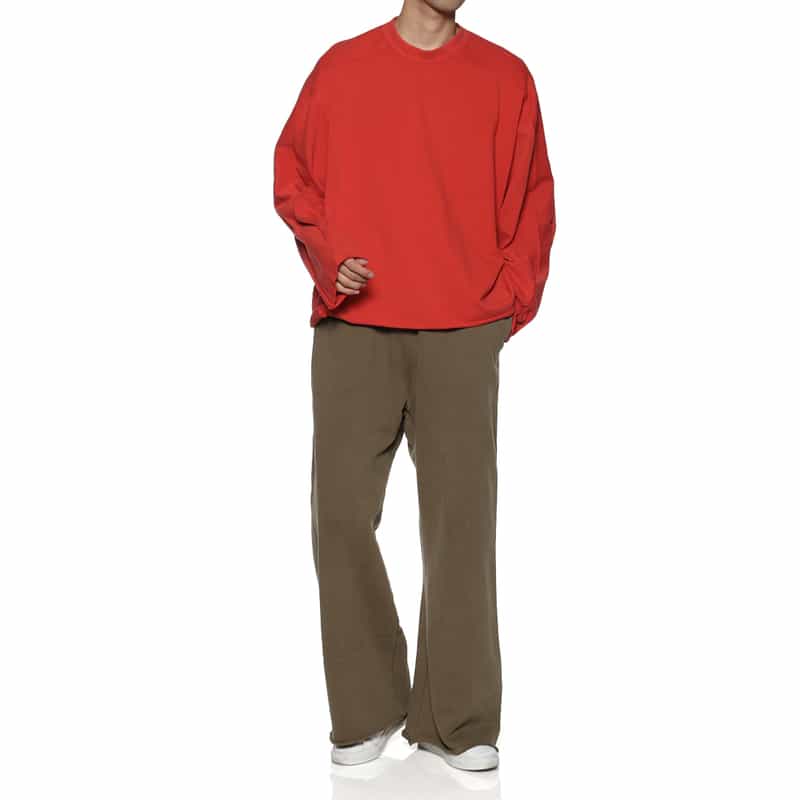 Entire Studios ENTIRE STUDIOS＜エンタイア スタジオ＞ ロングスリーブTシャツ RED