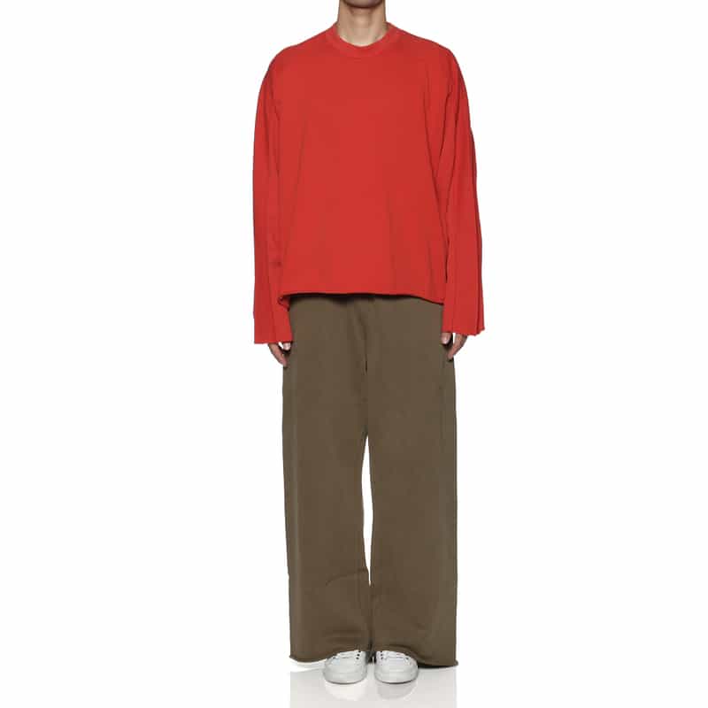 Entire Studios ENTIRE STUDIOS＜エンタイア スタジオ＞ ロングスリーブTシャツ RED