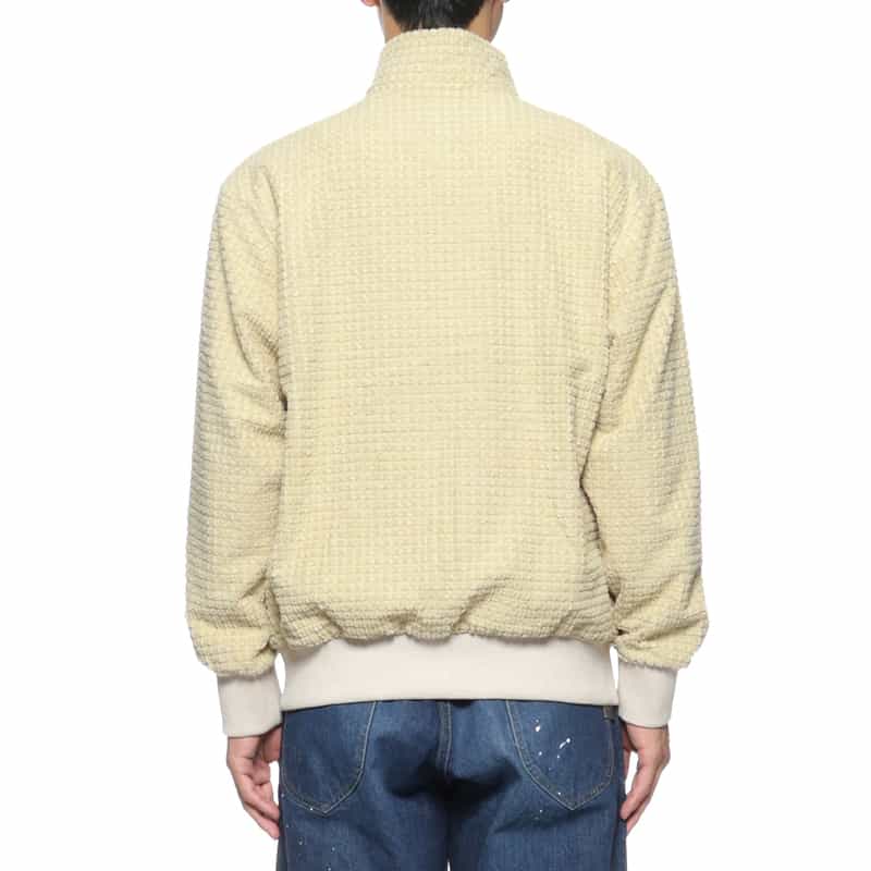BARNEYS NEW YORK 3Dフリース ブルゾン BEIGE