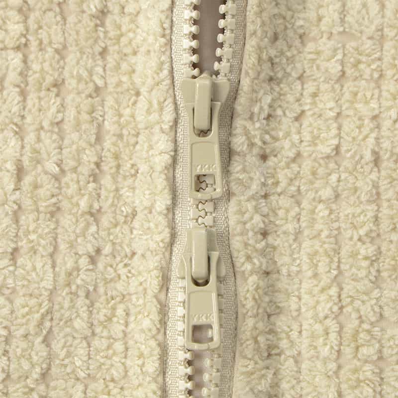 BARNEYS NEW YORK 3Dフリース ブルゾン BEIGE