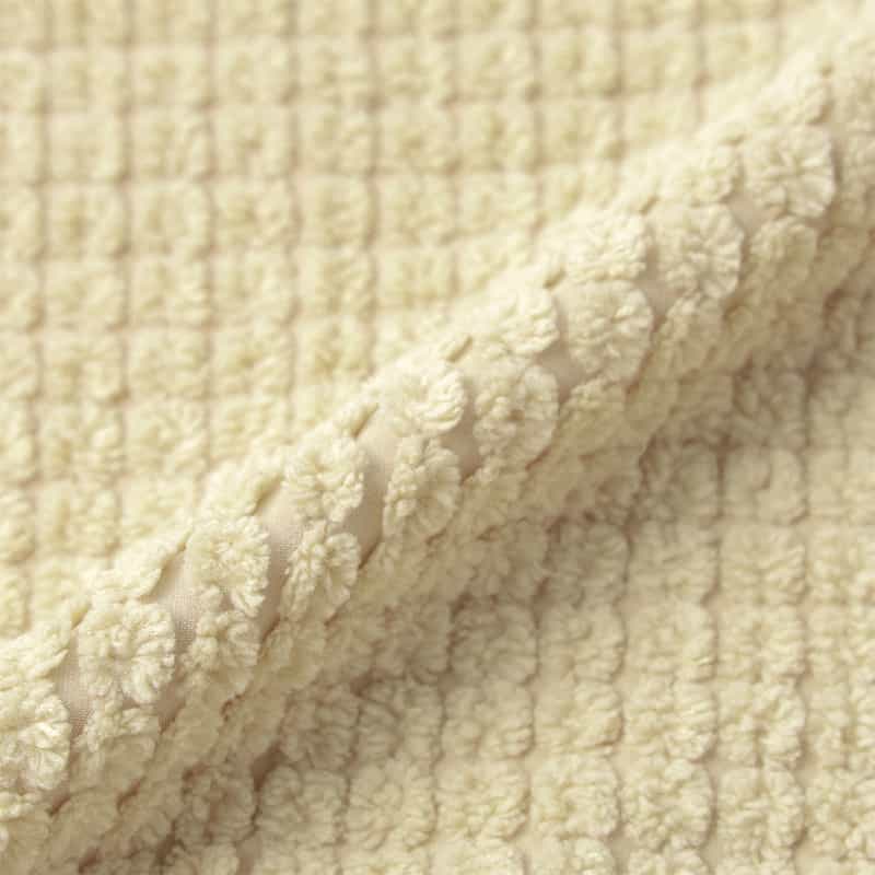 BARNEYS NEW YORK 3Dフリース ブルゾン BEIGE