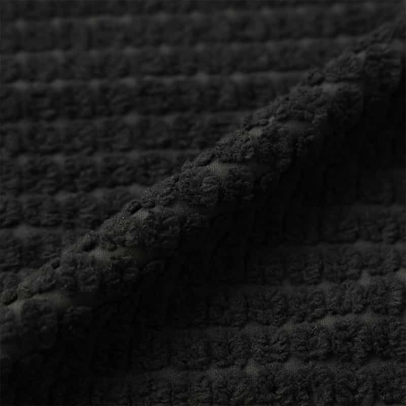 BARNEYS NEW YORK 3Dフリース ブルゾン BLACK