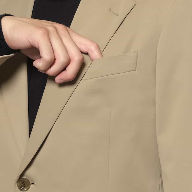 BARNEYS NEW YORK セットアップ ストレッチジャケット BEIGE