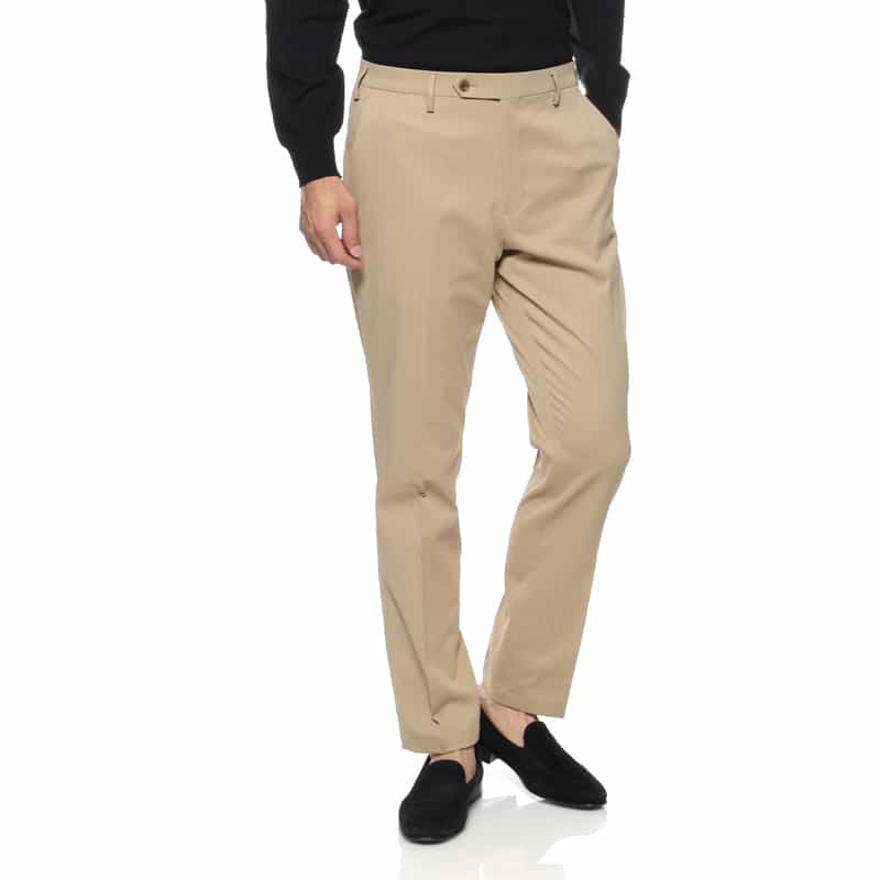 BARNEYS NEW YORK セットアップ ストレッチサテン地パンツ BEIGE