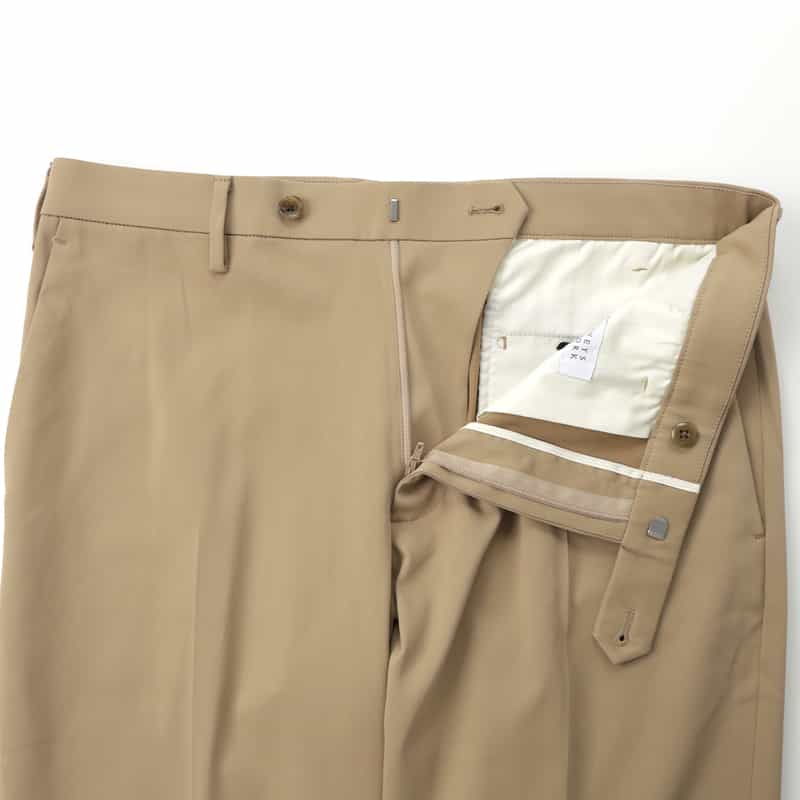 BARNEYS NEW YORK セットアップ ストレッチサテン地パンツ BEIGE