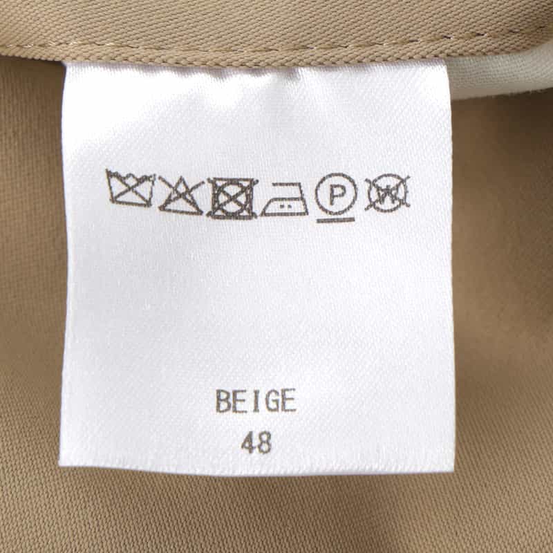 BARNEYS NEW YORK セットアップ ストレッチサテン地パンツ BEIGE