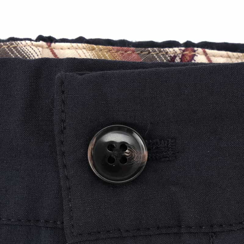 BARNEYS NEW YORK ウォッシャブル ワイドシルエットパンツ NAVY