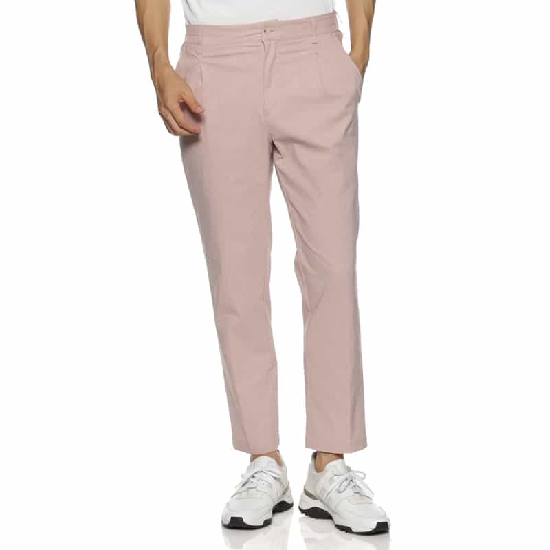 BARNEYS NEW YORK ウォッシャブル ワイドシルエットパンツ PINK