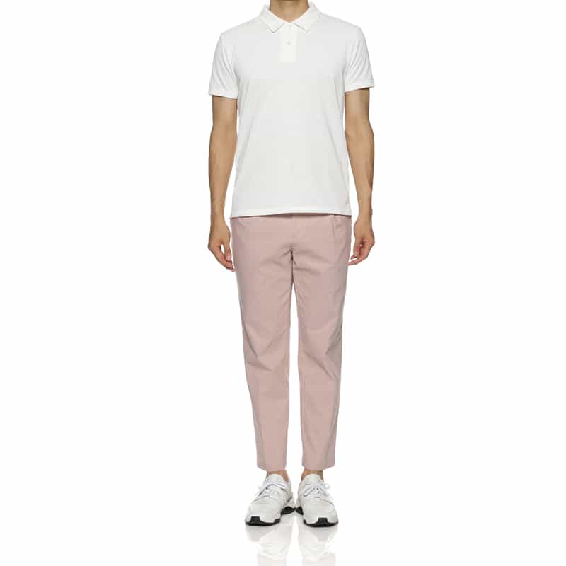 BARNEYS NEW YORK ウォッシャブル ワイドシルエットパンツ PINK