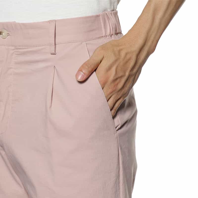 BARNEYS NEW YORK ウォッシャブル ワイドシルエットパンツ PINK