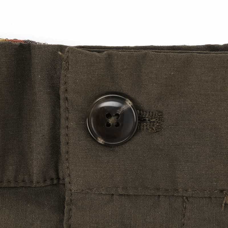 BARNEYS NEW YORK ウォッシャブル ワイドシルエットパンツ BROWN