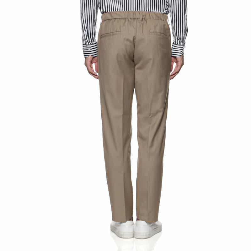 BARNEYS NEW YORK ウォッシャブル ストレッチパンツ BEIGE