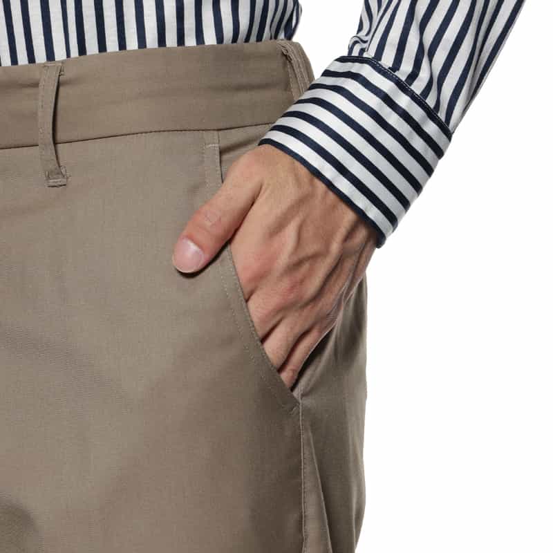 BARNEYS NEW YORK ウォッシャブル ストレッチパンツ BEIGE