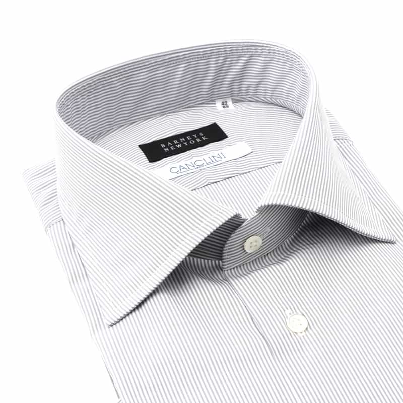 BARNEYS NEW YORK ドレスシャツ BROWN