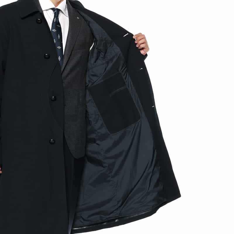 ADHOCONCEPT ADHOCONCEPT＜アドコンセプト＞ ロングコート NAVY