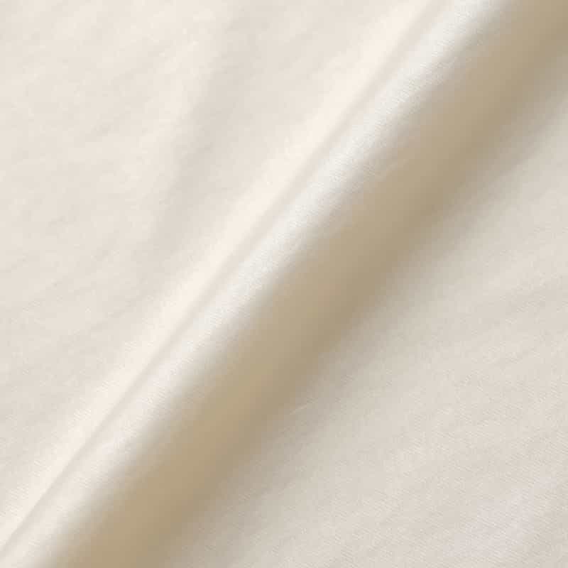 BARNEYS NEW YORK ウォッシャブル ロングサテンスカート WHITE