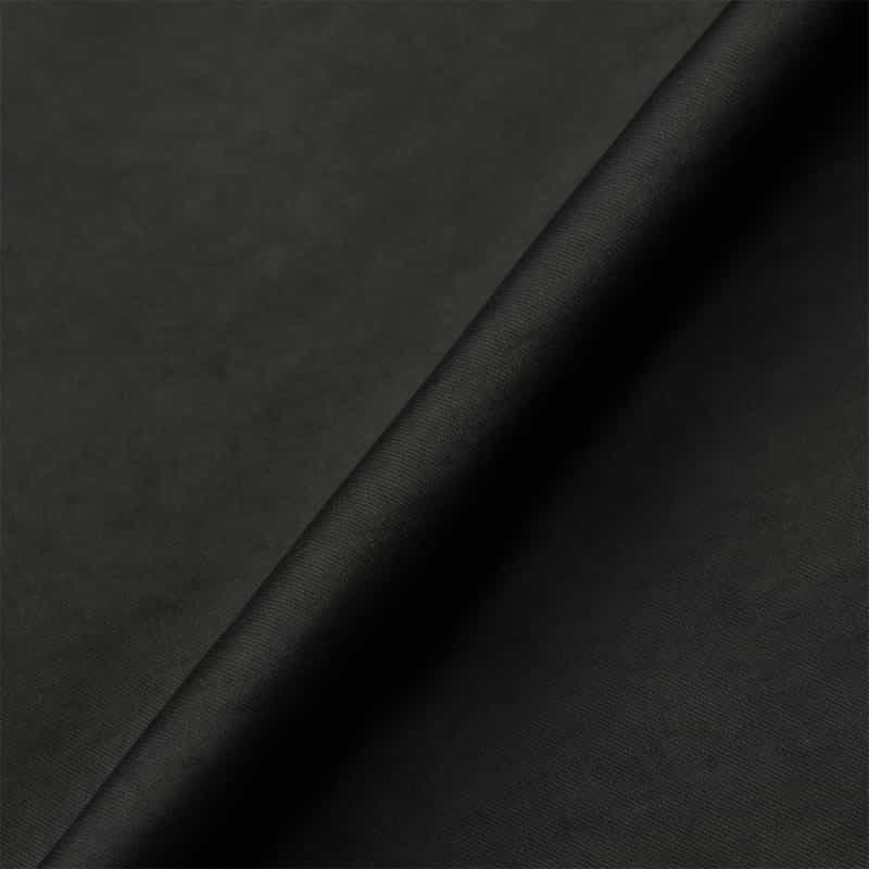 BARNEYS NEW YORK ウォッシャブル ロングサテンスカート BLACK