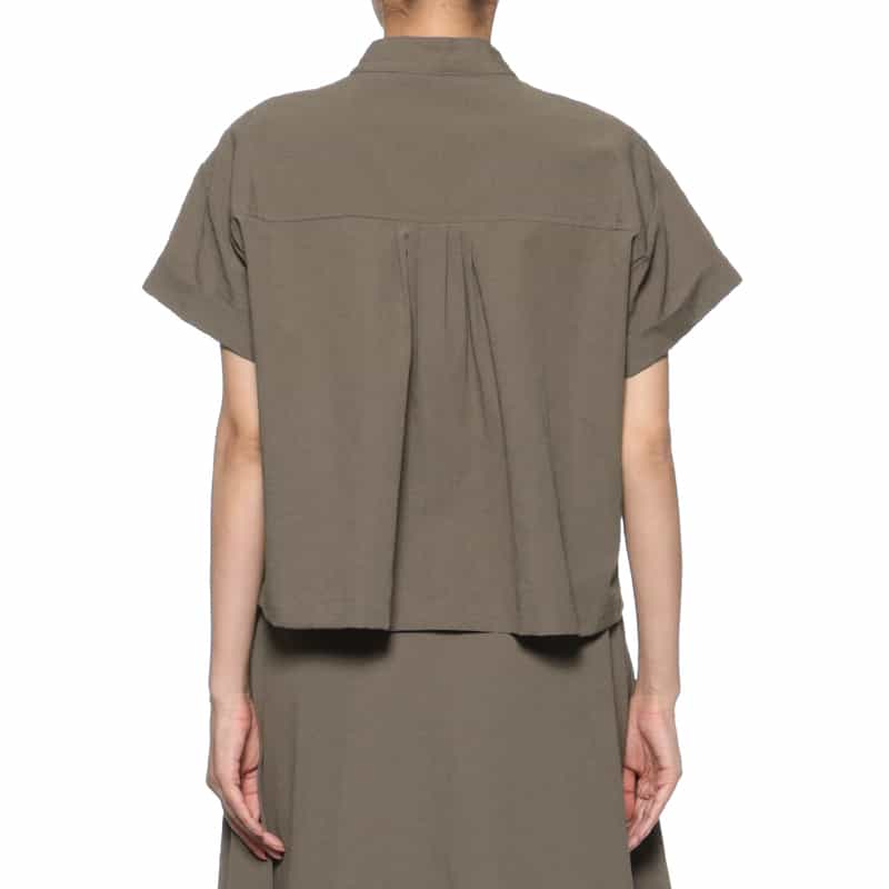 BARNEYS NEW YORK セットアップ ウォッシャブル ブラウス BEIGE