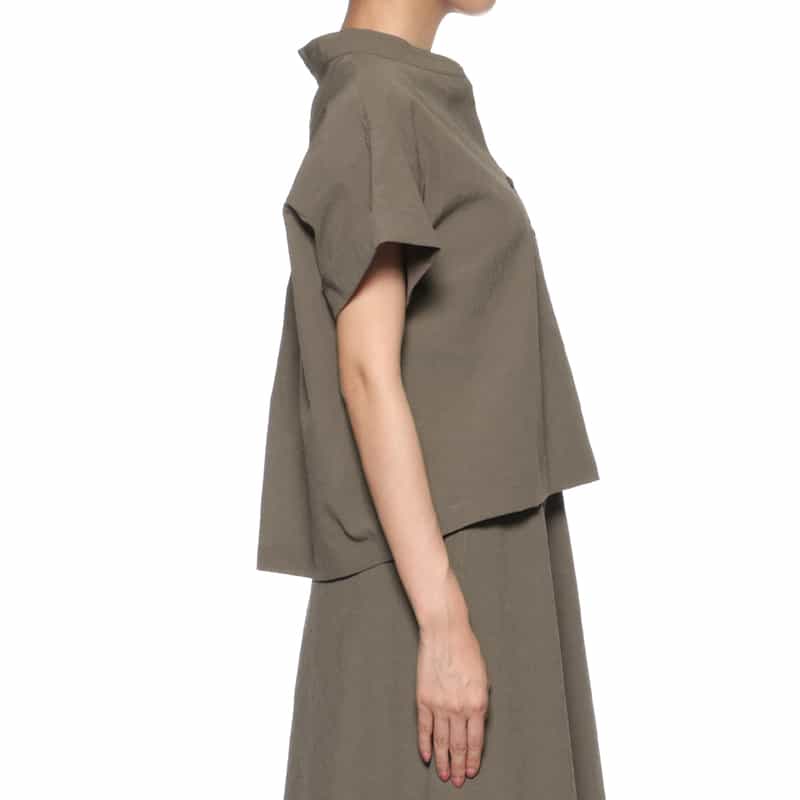 BARNEYS NEW YORK セットアップ ウォッシャブル ブラウス BEIGE
